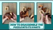 How to disassemble the puzzle into its 9 parts | Simple Psychologie