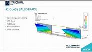 Glass Balustrade Design using FEM analysis