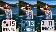 iPhone 15 Vs iPhone 13 Vs iPhone 11 Camera Test Comparison