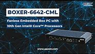 BOXER-6642-CML: Rugged, Fanless Embedded Box PC