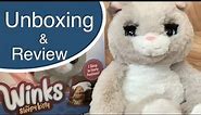New Interactive Toys for Christmas 2022 Skyrocket My Fuzzy Friend Winks the Sleepy Kitty Unboxing