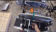 Dynamic balancing machine - Rotor setup and abc dimensions
