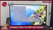 LG Smart TV: Connecting to WiFi Network