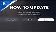 PS5: HOW TO UPDATE SYSTEM SOFTWARE - NEW UPDATE AVAILABLE - LATEST UPDATE
