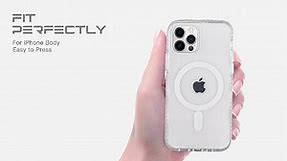Built-in Magnetic Circle Case for iPhone 12 Bumper Shockproof