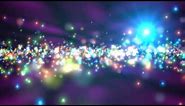(!!!)10Min. 4K ★ Colorful Fast Sparkles ★ 2160p 60fps Epic Moving Backgrounds AA VFX