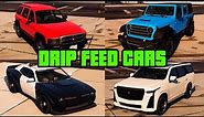 GTA 5 - The Chop Shop DLC - ALL Drip Feed Cars (Prices & Real Life Counterparts)
