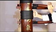wooden dummy wing chun spring hand wood master
