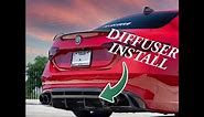 Installing Alfa Romeo Diffuser-Step by Step