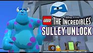 LEGO The Incredibles Sulley Secret Character Unlock Pixar's Monsters Inc