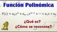 Qué es una Función Polinómica | Función Polinomial