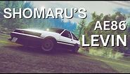 Wataru's AE86 Levin - Initial D (Touge Drift) - Beamng Cinematic