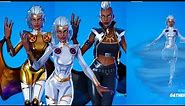 * New * Storm skin all Styles Unlocked Showcase with New & Popular Emotes
