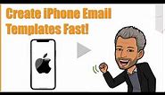 How to Create iPhone Email Templates
