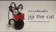 FREE AMIGURUMI PATTERN | JIJI THE CAT | KIKI'S DELIVERY SERVICE
