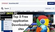 Top 5 Application downloading sites full detail
