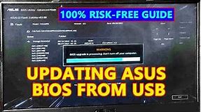 How to Update BIOS in Asus Motherboard From USB Flash Drive | Megatrends Asus EZ Flash Installer