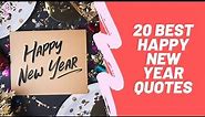 Inspirational Happy New Year Quotes 2020