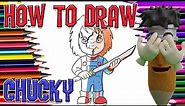 How to Draw Chucky. Easy Step by Step Drawing