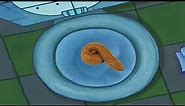 Spongebob leaves poop in the toilet