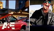 Can “Stone Cold” Steve Austin Crush 6 Cars Under 90 Minutes? | Stone Cold Takes on America | A&E