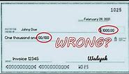 How to Write a Check For $1000 | Fill Out a Thousand Dollar Check Correctly