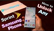 How to Unlock ANY Sprint Samsung Phone for Use On Other Carriers - Use in USA & Worldwide!