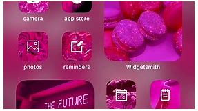 How I make my iphone 11 cute and aesthetic (hot pink theme) #aestheticvibes #phonecustomization #iphone11 #fypdongggggggg