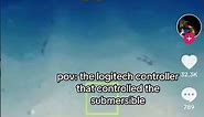 Logitech controller found in the ocean floor 😳#shorts