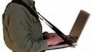 Connect-A-Desk: Mobile Laptop Harness Desk | Hands Free Portable Adjustable Wearable Desk for Laptop, Tablet, Notepad, MacBook, etc. | Desk for Walking or Standing | Wear Your Desk