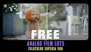 FREE ANALOG FILM LUTS - FUJICOLOR SUPERIA 400