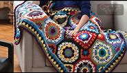 Crochet In Love with Colour Afghan Pattern | EASY | The Crochet Crowd