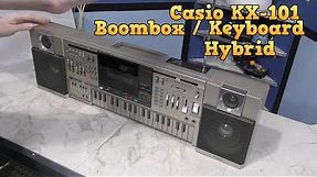 Casio KX-101 Bizarre Boombox/Keyboard hybrid