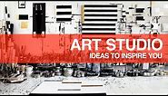 50+ Art Studio Ideas From Artists Around The World • Creative Inspirations