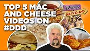 5 CRAZIEST #DDD Mac and Cheese Videos with Guy Fieri | Diners, Drive-Ins, and Dives | Food Network