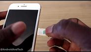 Iphone 7 Plus - How To Insert Sim Card