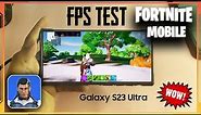 Samsung Galaxy S23 ULTRA - FORTNITE MOBILE Gameplay Test (Max Graphics)