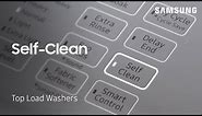 How to use the Self-Clean feature on your Samsung Top Load Washer | Samsung US