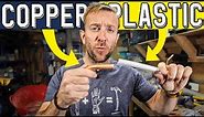 HOW TO JOIN PLASTIC AND COPPER PIPE TOGETHER - 3 METHODS
