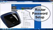 How to Setup a Linksys Wireless Router with a WiFi Password - It's Easy