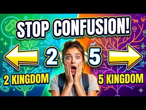 Two Kingdom vs Five Kingdom System 🌿 | Complete Comparison (Easy Explanation)"