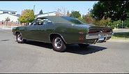 Under 17K miles ! 1969 Dodge Charger R/T 440 in Green & Ride on My Car Story with Lou Costabile