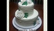How to make a simple 2 tier wedding cake