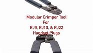 Modular Crimping Tool for RJ9, RJ10, and RJ22 P#93-100-016