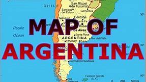 MAP OF ARGENTINA
