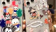 iFiLOVE for iPhone 15 Pro Cute Case, Girls Kids Women Cute Cartoon Mickey Castle Character Slim Soft TPU Clear Protective Case Cover for iPhone 15 Pro (Mickey Castle)