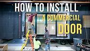 How to Install a Commercial Storefront Door