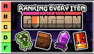 RANKING EVERY ITEM IN ENTER THE GUNGEON | Enter the Gungeon Best to Worst Tier List | Retromation