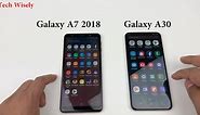 SAMSUNG A7 vs A30 Speed Test