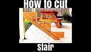 How to calculate and cut stair stringers